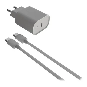 Wall Charger + USB C Micro Cable KSIX 5V-15V
Wall Charger + USB C Micro Cable KSIX 5V-15V