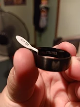 Anillo de acero inoxidable con diseño de alas de la libertad para hombre y mujer, sortija de 8mm, color negro, plateado, para Fans de Anime