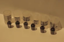 Pinzas ER11 de alta precisión, 1mm-7mm, 0.008mm, resorte ER11, adecuado para Portabrocas de mandril, 0.008 de precisión