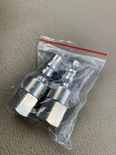 Conector Universal de manguera de aire giratorio 360, unión universal de flujo, Euro Conexión de aire, montaje de manguera de aire, liberación rápida, 2 uds.