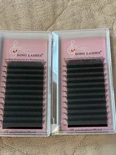 Pestañas SONG C D rizo 8-15mm ahorro de tiempo premade fans Y estilo de extensiones de pestañas para profesionales Y tiro suave mate natur