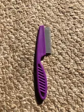 Peine para pulgas de acero inoxidable para mascotas, utensilio de protección para el cuidado del cabello, cómodo cepillo para desparasitar pelo corto y largo