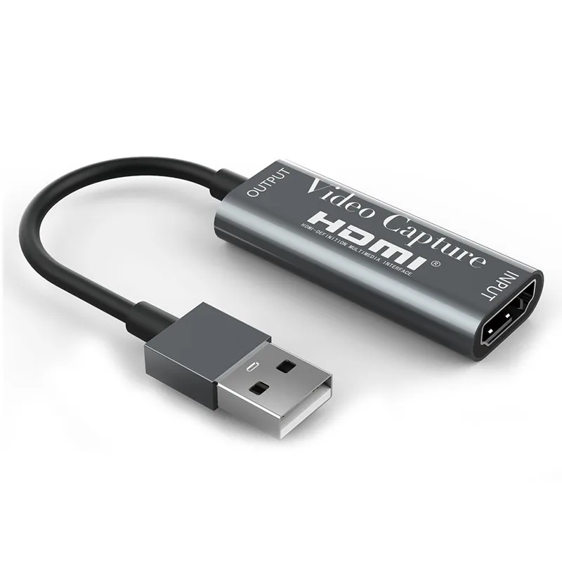 Портативный USB 2 0 HDMI игровая карта захвата 1080P capturadora de video надежный потоковый