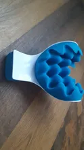 Soporte para el cuello calmante para la tensión relajante de hombros y cuello esponja azul libera tensión muscular alivia el dolor tighteness Theraputic