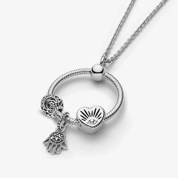 Kakany 2020 New High Quality 100% 925 Original Personality O Pendant Necklace Set Fashionable Romantic Diy Valentine's Day Gift
Kakany 2020 New High Quality 100% 925 Original Personality O Pendant Necklace Set Fashionable Romantic Diy Valentine's Day Gift