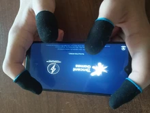 Mangas para dedos de fibra de carbono de 18 pines para PUBG, 12 Uds./16 Uds., contacto Sn, mangas para dedos