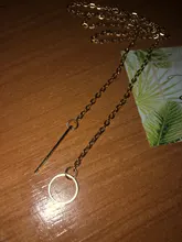 Collar Vintage para mujer, collar a la moda de Color dorado, bisutería para mujer, collares, joyería a la moda, collar con colgante tipo Boho