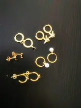 CANNER-pendientes de aro de Plata de Ley 925 con diseño de colibrí, joyería fina