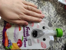 Bolsa de almacenamiento con dibujos animados para niños, bolsa para leche de pecho, alimento reutilizable para bebé, bolsas de alimentación con doble cremallera, 200ML, 4 Uds./8 Uds. Por paquete