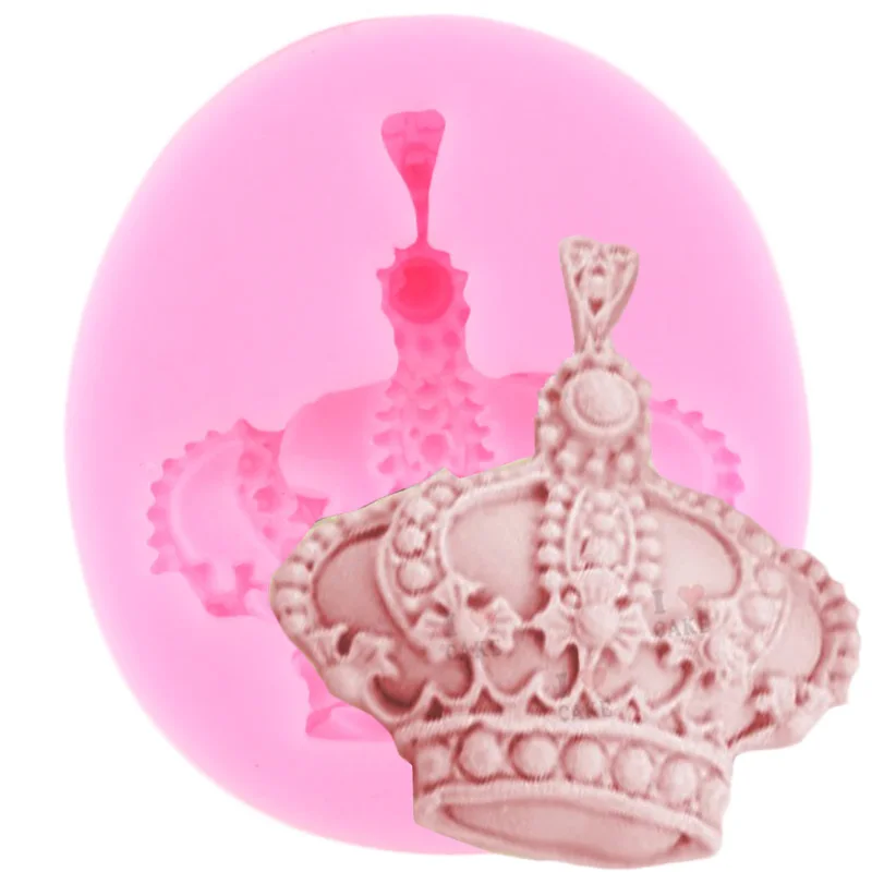 

Crown Cupcake Topper Silicone Mold Cake Decorating Tools DIY Wedding Cake Border Fondant Mold Candy Chocolate Gumpaste Molds