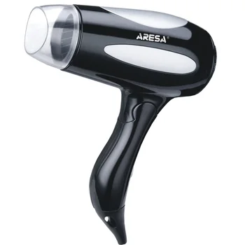 Hair dryer Aresa ar-3201 (1200 W, 2 speed air flow, hub, foldable handle) 
Hair dryer Aresa ar-3201 (1200 W, 2 speed air flow, hub, foldable handle)