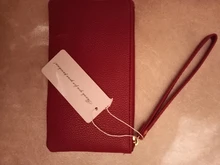 Durante mucho tiempo, las mujeres Casual cartera Litchi PU de grano de la señora De cuero cremallera teléfono bolsillo de tarjeta de crédito titular mujer monedero dinero bolsa de embrague