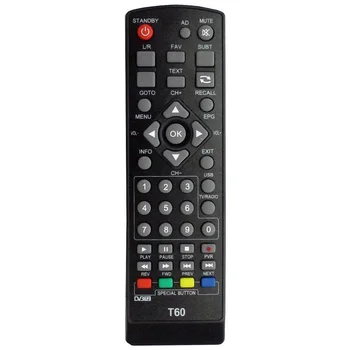 Remote control for Selenga T60, T40 DVB-T2 receiver
Remote control for Selenga T60, T40 DVB-T2 receiver
