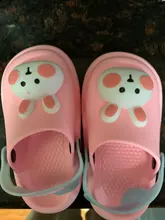 Sandalias de verano al aire libre para niños y niñas, zapatillas de playa con bonitos dibujos animados para interiores