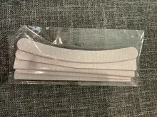 Juego de limas para uñas 100/180, juego de limas para manicura, tope de lijado de doble cara, grises, 5 uds.