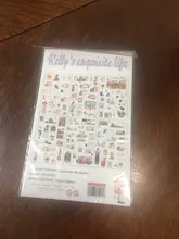 Pegatinas decorativas de diario para niñas, etiqueta de palo de Scrapbooking, diario, papelería, álbum, diario planificadores, pegatinas, 6 unids/lote