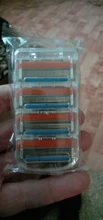 Gillette-Cuchillas de afeitar para hombre Fusion, 5 capas, cuchillas de seguridad, acero inoxidable, cuidado de la cara, 4 unidades