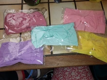 3/5/6 unids/set hermosa diadema bebé lazo anudado de bebé recién nacido niña elástico bandas de pelo de Nylon cómodo bebé accesorios para el pelo