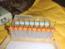 XCAN 0.8mm 10pcs/lot Carbide Micro Drill Bits CNC PCB Drill Bit Set