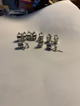 10 Uds. De colgantes de Color plata tibetana para fabricación de joyas antiguas, 10 Uds. De arena para la playa, de 15x8mm