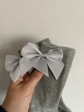 2020 calcetines de niñas bebé nuevo niños chica lazo grande hasta la rodilla largo suave calcetines Bowknot 100% algodón 0-3 años calcetines recién nacido