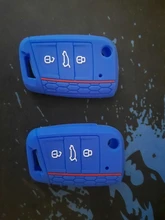 Para Vw Golf 7 coche Polo cubierta para Skoda Karoq rápido Octavia A7 para asiento Ibiza Leon 5f soporte clave para Volkswagen Polo Fob