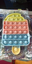 Pop-juguetes para aliviar el estrés para adultos, juguetes antiestrés, tablero de helado blando y estrujable, Burbuja antiestrés