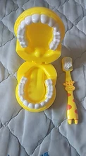Cepillo de dientes de jirafa para niños, modelo de enseñanza de dientes de Modelo Dental, cepillado educativo, juguete Dental, regalos