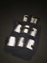 Cinta de seguridad reflectante para cuadros de bicicleta, cinta autoadhesiva de advertencia, 5cm x 3m