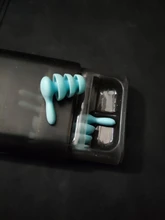 Tapones antiruido para los oídos, protección auditiva con aislamiento acústico, para dormir, de viaje, impermeables, de silicona suave, 2 pares