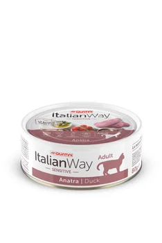 Italian way canned food for cats with sensitive digestion with duck 0.08 kg 24 PCs
Italian way canned food for cats with sensitive digestion with duck 0.08 kg 24 PCs