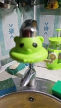 360 grados de rotación de dibujos animados agua coladores de cocina grifo agua pulverizadores calidad coladores de ahorro de agua del grifo