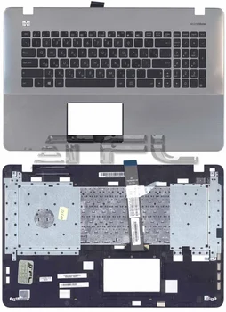 Keyboard for laptop Asus x751 with case (black with silver) 
Keyboard for laptop Asus x751 with case (black with silver)