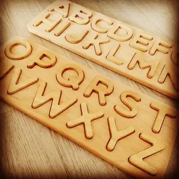 Wooden Alphabet - Letter Puzzle - ABC - Early Education - Wood Letters For Toddlers - Waldorf Toy - English learn - First alphab 
Wooden Alphabet - Letter Puzzle - ABC - Early Education - Wood Letters For Toddlers - Waldorf Toy - English learn - First alphab