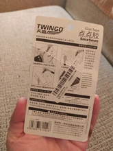 Rodillo adhesivo de doble cara reemplazable, cinta de puntos, papelería de oficina, barra dispensadora de pegamento con núcleo de recarga, Color aleatorio