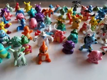 Figuras de acción de Pokémon para cartas, 2,5-3cm, 144 modelos diferentes, 24 unidades/bolsa, coleccionables
