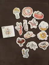 Mohamm mes liebre lindo hojas para diario Mini pequeña bala decoración Kawaii pegatinas Scrapbooking agenda de papelería