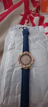 Las mujeres cielo estrellado cielo reloj de lujo de oro rosa diamante Relojes de Cuero ocasionales de las señoras banda de cuarzo reloj de pulsera mujer reloj zegarek damski