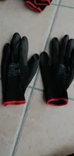 NMSAFETY-guantes de trabajo de seguridad para construcción, 12 pares/24 Uds., guantes de goma para jardín, trabajo Industrial