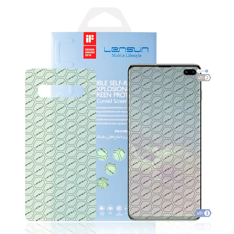 LENSUN 0.15mm Full Screen Front + Back Screen Protector For Samsung Galaxy S10 Plus
LENSUN 0.15mm Full Screen Front + Back Screen Protector For Samsung Galaxy S10 Plus