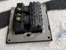 Enchufe USB Toma de corriente estándar de la UE doble Usb de pared hembra cargador AC110V-250V 16A Panel de vidrio de cristal/Panel de plástico de