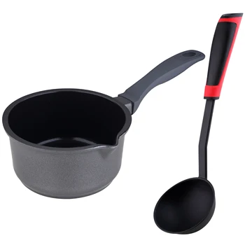Set Dipper 16cm in cast aluminum with nonstick coating and Dipper kitchen in nylon SAN IGNACIO collection TItan
Set Dipper 16cm in cast aluminum with nonstick coating and Dipper kitchen in nylon SAN IGNACIO collection TItan