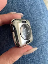 Funda para reloj Apple Watch, 6/4/5/3/2/1, 40mm, 44mm, medio paquete, galvanoplastia, TPU, 6 colores, Series, IWatch, 42mm, 38mm