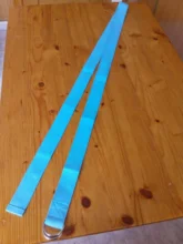 Correa de Yoga de 1,8 m x 3,8 cm, correas de ejercicio de algodón duraderas, hebilla de anillo D ajustable, da flexibilidad para estiramiento de Yoga y Pilates