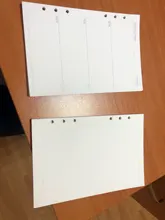 Hojas sueltas de recambio para cuaderno, accesorio de papelería con índice para archivador, para negocios y planes semanales o mensuales, A5 A6, 45 uds.