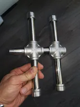 BSP 1/2 3/4 1Pipe Fitting Stainless Steel 304 MalexMale Threaded Pipe Connector 5/6/8/10/15/20/30cm