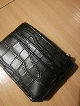 Tarjetero con textura de mármol, cartera pequeña de bolsillo para tarjetas de crédito, delgado y delgado, color blanco