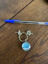 Llavero bonito de Camper Wagon, llavero de Camping I Love, Signpost de remolque, regalo de recuerdo de viaje de vacaciones, nuevo