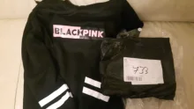 Sudadera de kpop Unisex, ropa para mujer, Negro, Rosa, k-pop, moda, jerséis, estética femenina