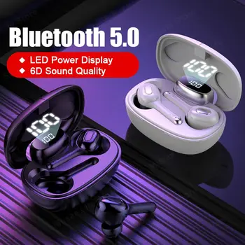 TWS Bluetooth Earphones Wireless Headphones Stereo Sport Headsets Mini True Wireless Earbuds LED Display For Phone With Mic
TWS Bluetooth Earphones Wireless Headphones Stereo Sport Headsets Mini True Wireless Earbuds LED Display For Phone With Mic